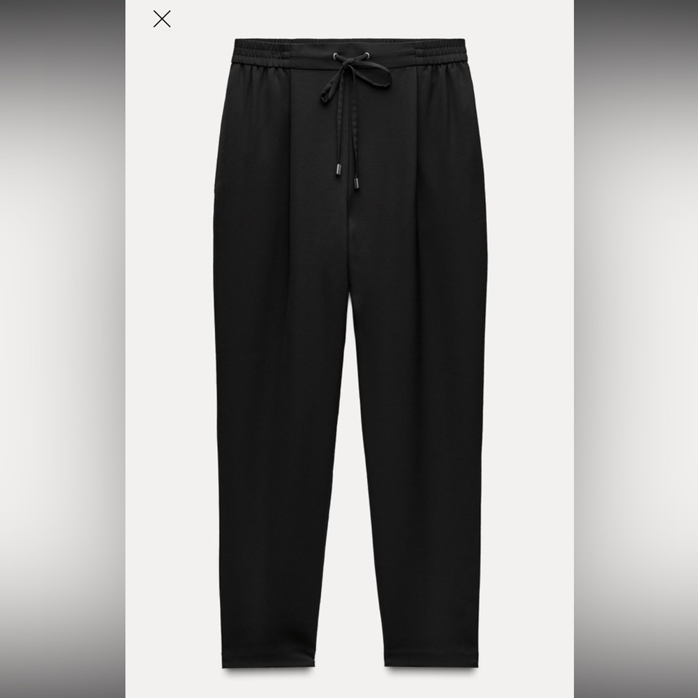 Zara‎ Flowy Ankle Pants Size Small